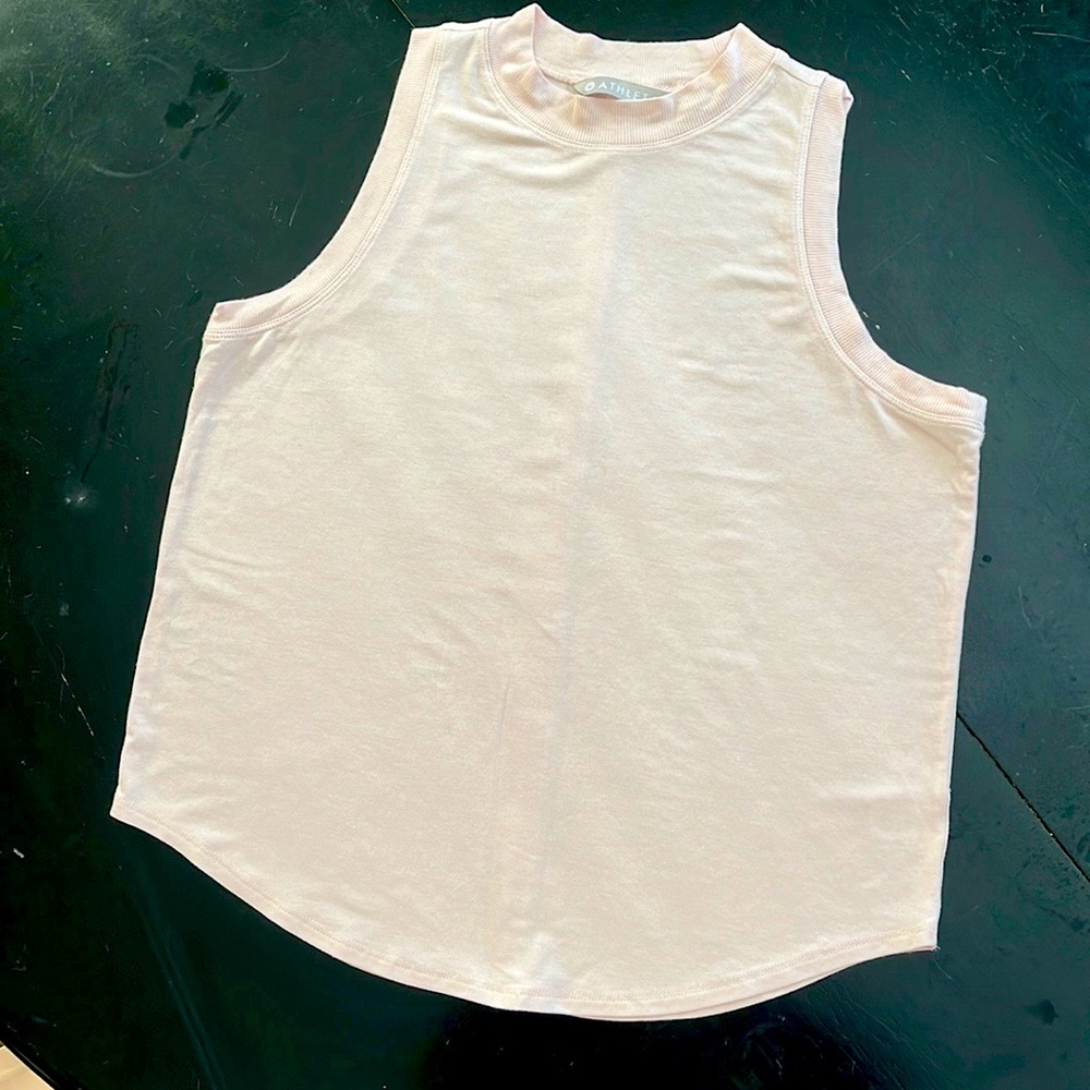 Athleta medium tank. Medium. Lightly worn. Blush color. Modal & polyester.